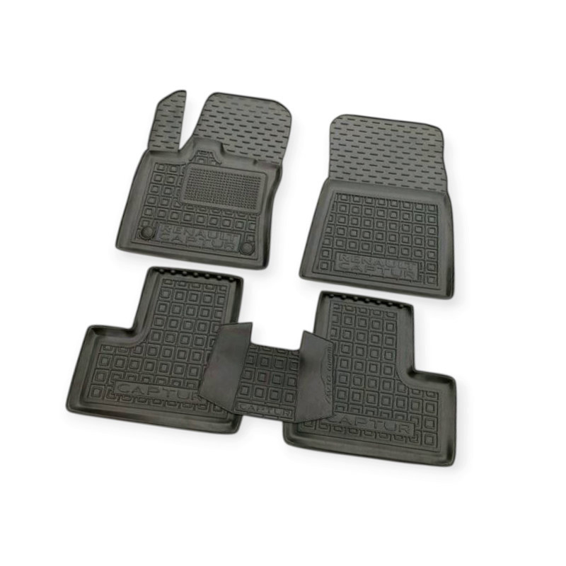 Килимки Рено captur 2021-> борт 2,5 см, з перемичкою салону Мукачево - фото 1