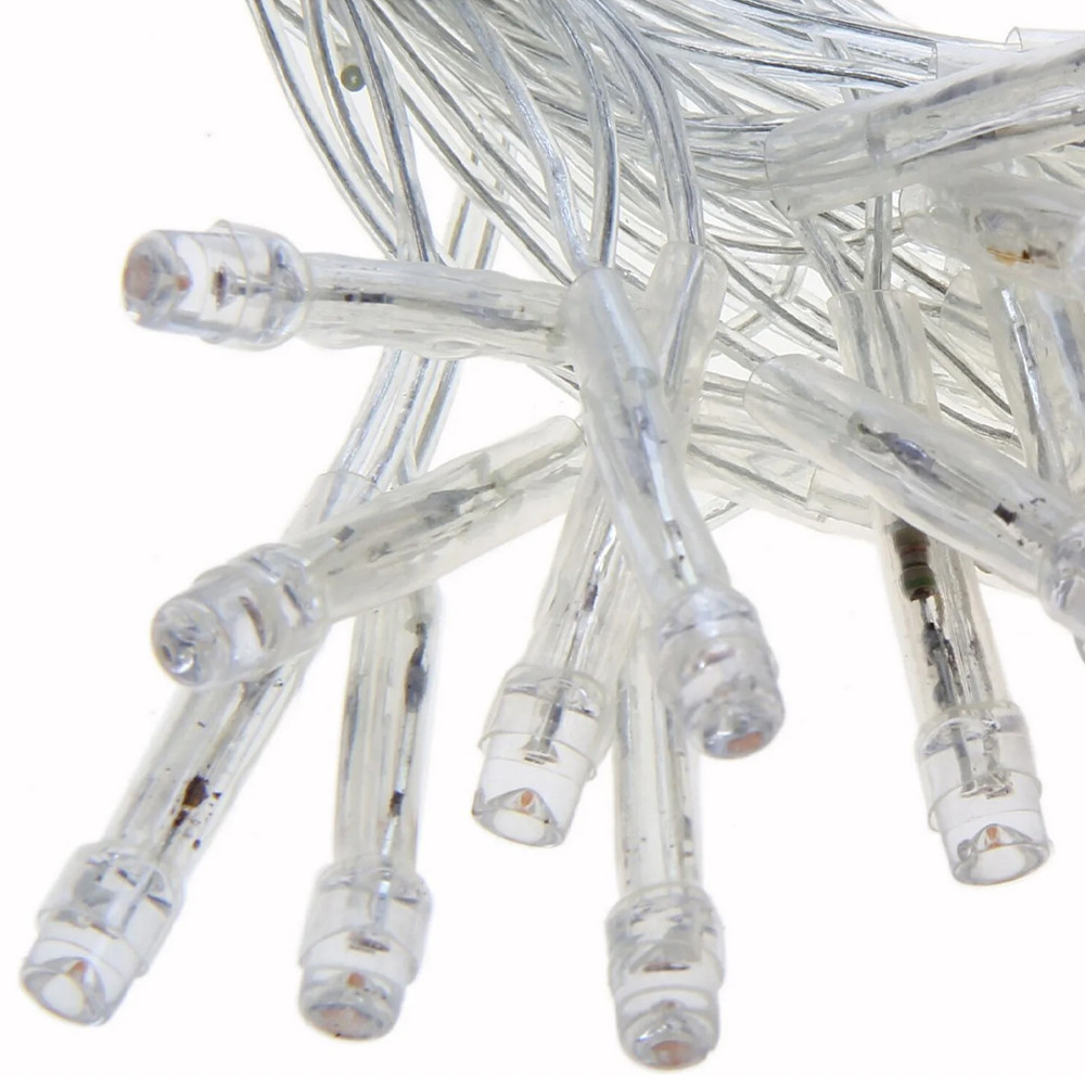 Гирлянда штора от сети 3х1,5 м,240 LED,Теплый свет SBR Киев - изображение 4