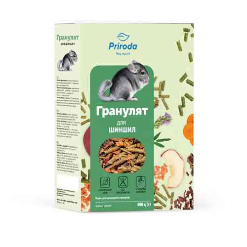 Корм Природа Гранулят для шиншилл 500 г Киев