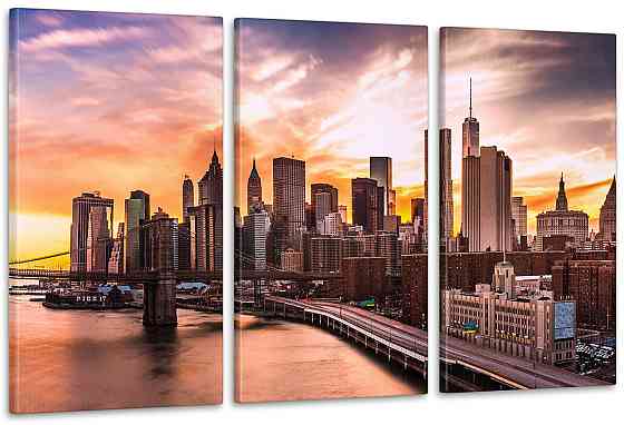 Модульна картина Захід Місто Аrt-171_3А Київ