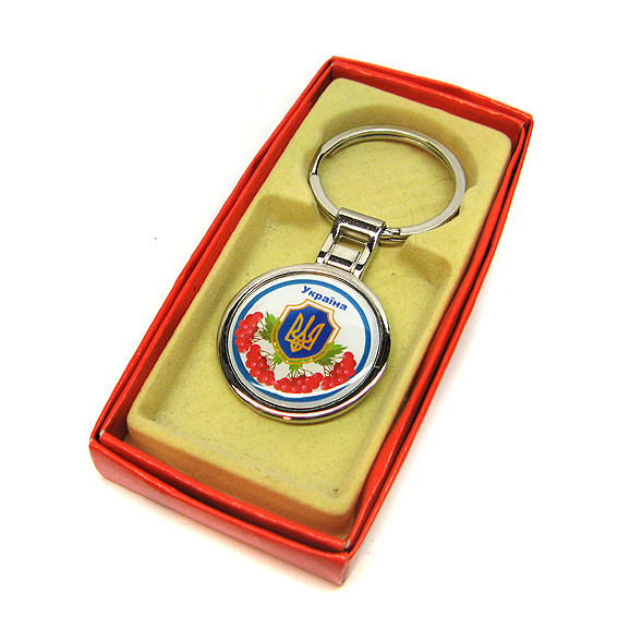 Брелок для ключей Трезуб Калина Украина Киев - изображение 1