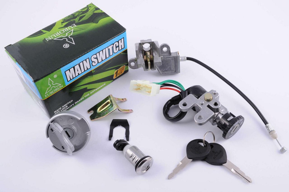 Замок зажигания (комплект) скутер Винд Мукачево - изображение 1