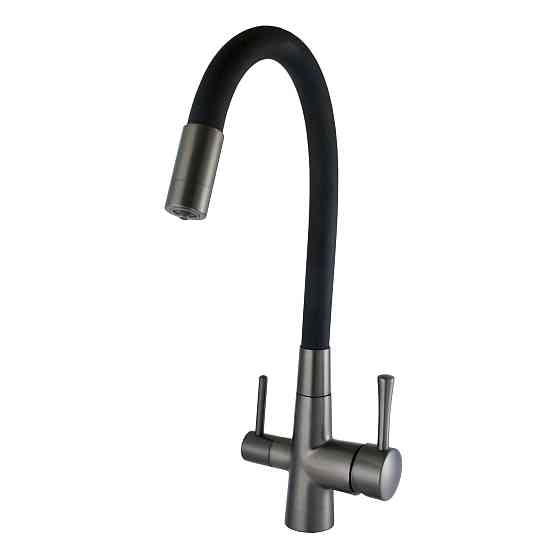 Змішувач для кухні під осмос Globus Lux LAZER GLLR-0903-11-GRAPHITE Тернопіль