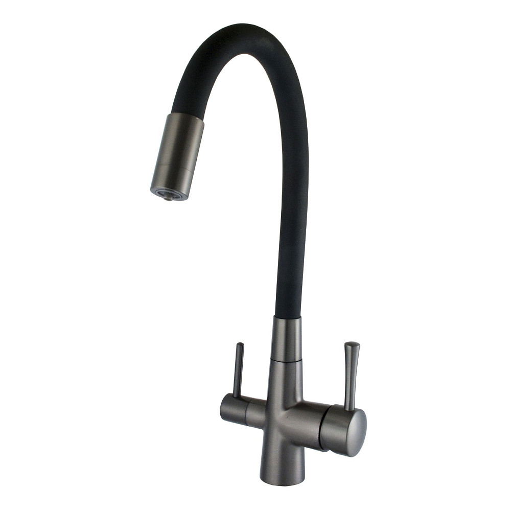 Змішувач для кухні під осмос Globus Lux LAZER GLLR-0903-11-GRAPHITE Тернополь - изображение 6