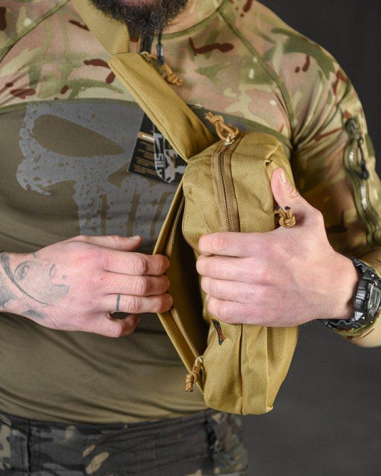 Нагрудна сумка-катура Silver knight coyot ВТ3951 Одеса - фото 3