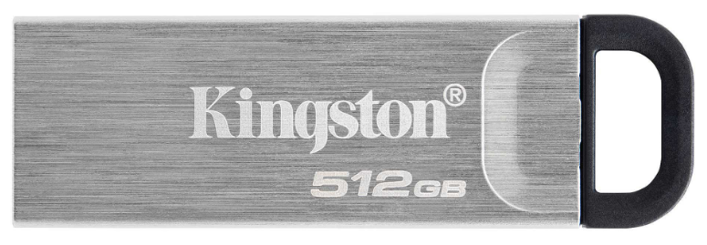 Flash Drives Kingston DataTraveler Kyson 512GB USB 3.2 (DTKN/512GB) Silver/Black (6994504) Киев - изображение 1