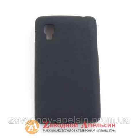 LG E440 Optimus L4 чехол + пленка Cover black Одесса