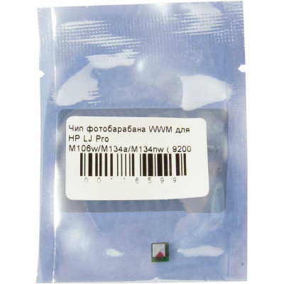Чип для картриджа фотобарабана HP LJ Pro M106w/M134a/M134nw 9.2К Black WWM (JYD-HCF234A) Винница - изображение 2