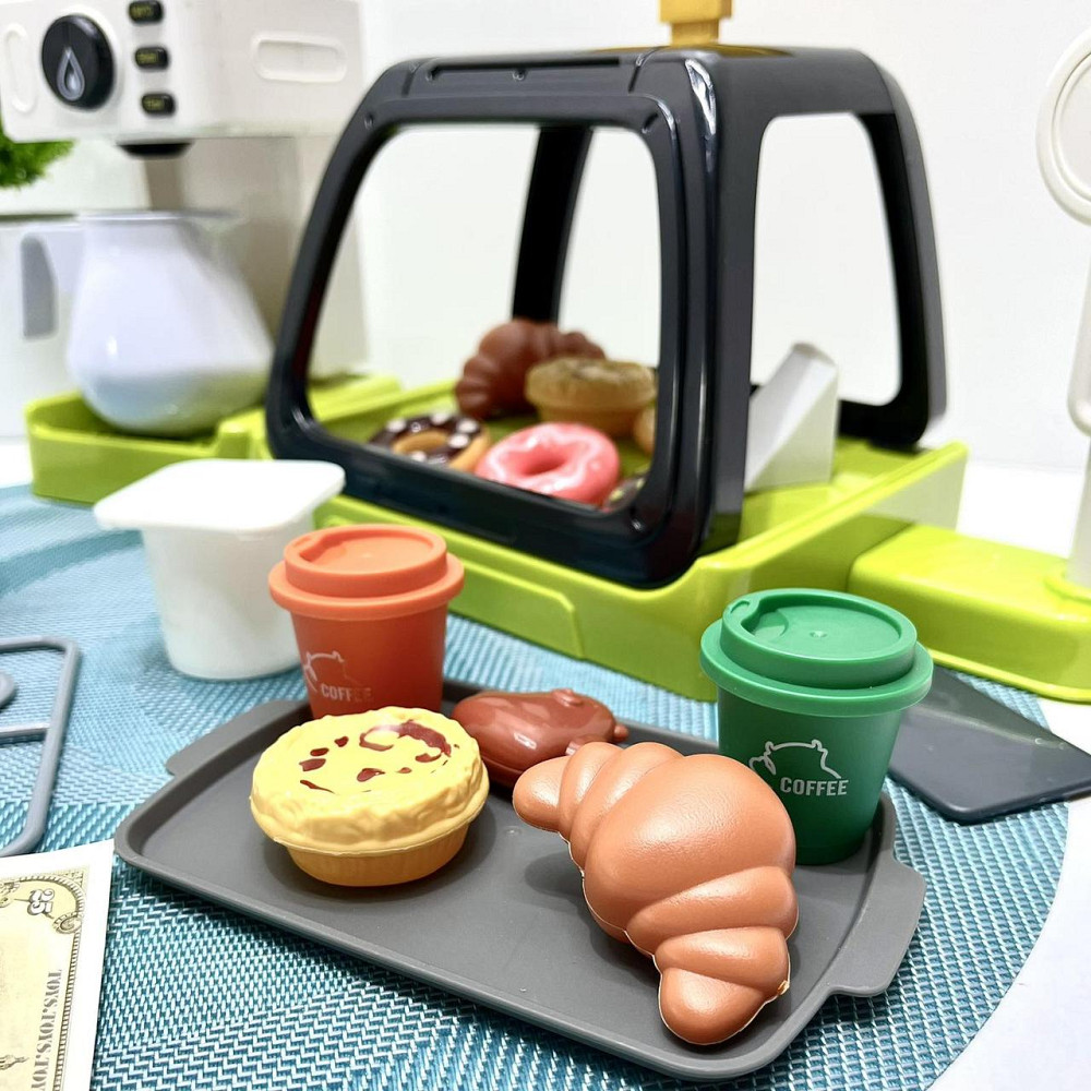 Ігровий набір магазин Кав'ярня звукові ефекти 41 деталь продукти термінал (668-142-143) Чернігів - фото 3