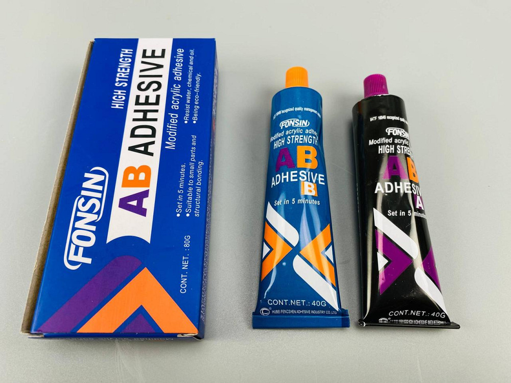 Клей двокомпонентний (універсальний) 40 г+40 г (фабрика «ABRO») Мукачево - фото 9