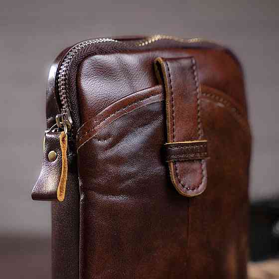 Сумка чоловіча Коричнева (Vintage) Київ