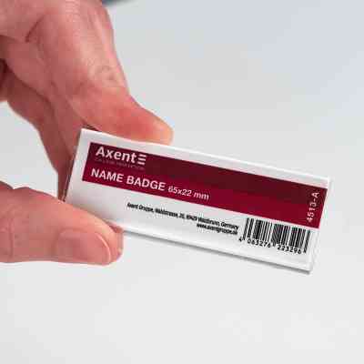 Бейдж Axent акриловый на магните 4513 (65х22 мм) (4513-A) Винница