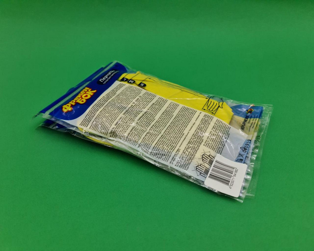 Гумові рукавички Універсальні для миття посуду "Фрекен Бок" (М (1+1) (1 пачка) Харків - фото 2