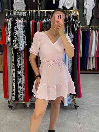 Женское романтическое легкое платье из муслина Розовый, 46/48 Одесса