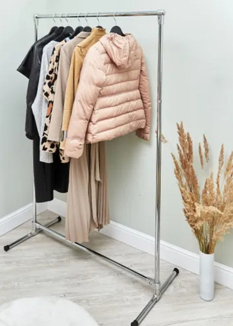 Вішалка стійка для одягу 1,1м*1,5м джокерна система Прес-волл Київ - фото 2