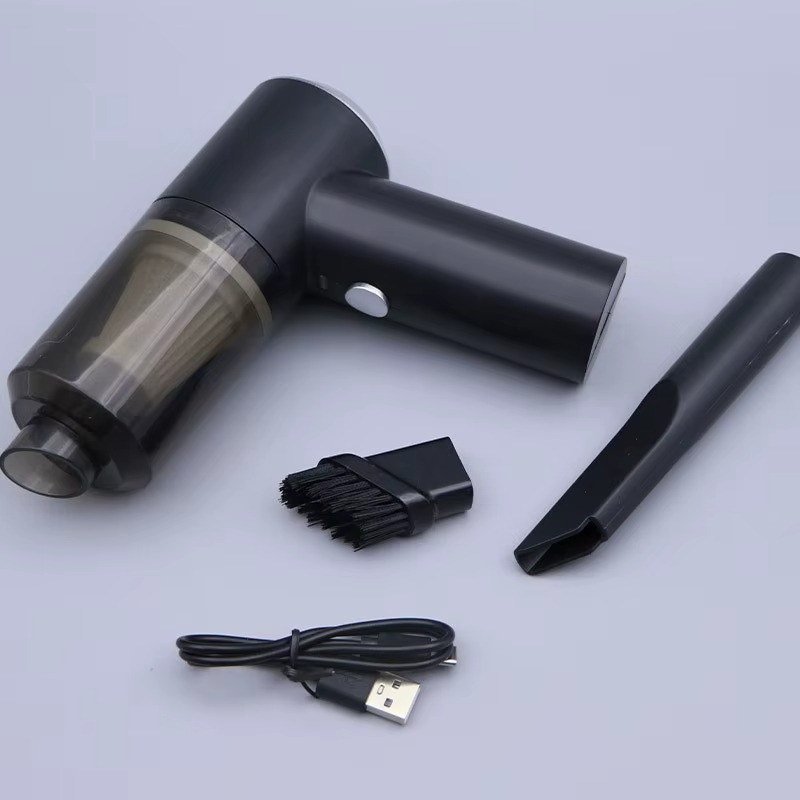 Пилосос автомобільний 120 Вт. Акумуляторний, портативний безпровідний ручний пилосос в автомобіль, чорний Кам'янець-Подільський - фото 6