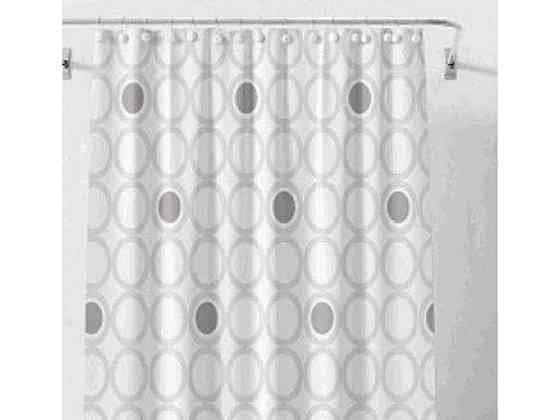 Штора для ванной 180*180см серый Коло ТМ ECO FABRIC Solmir Solmir Solmir Київ