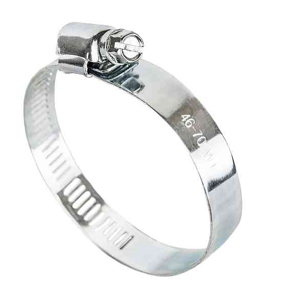 Хомут червячный оцинкованный 12.7мм D46-70мм 10шт GRAD (2511455) Киев