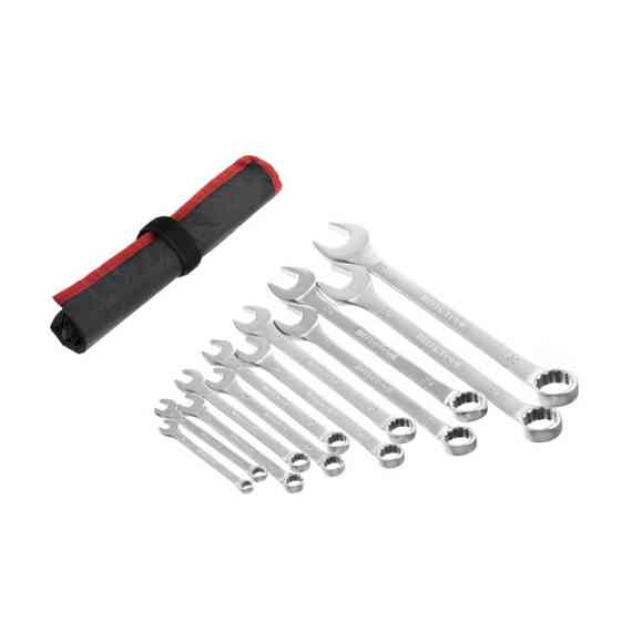 Набор ключей комбинированных, 12 шт, 8-30 мм, Cr-V, чехол INTERTOOL HT-1251 Киев