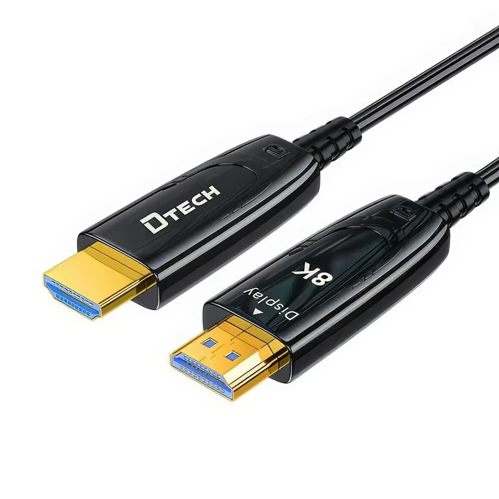 Кабель оптичний HDMI 2.1 20m Dtech DT-HOF8020 (74-00103) Київ - фото 14