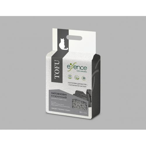 Наповнювач для котячого туалету Essence з тофу, з вугіллям, 6 л Київ - фото 6