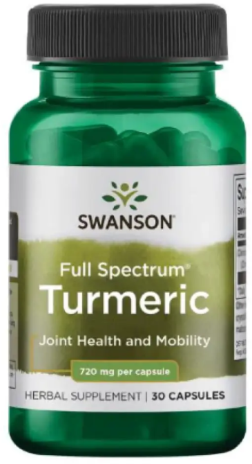 Куркума Swanson Turmeric 720mg 30 капс Киев - изображение 3