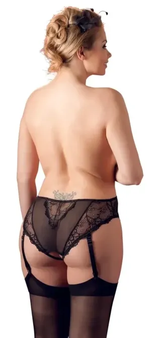 Відкриті трусики з підв’язками для панчіх ЕММА Sex Aura Київ - фото 2