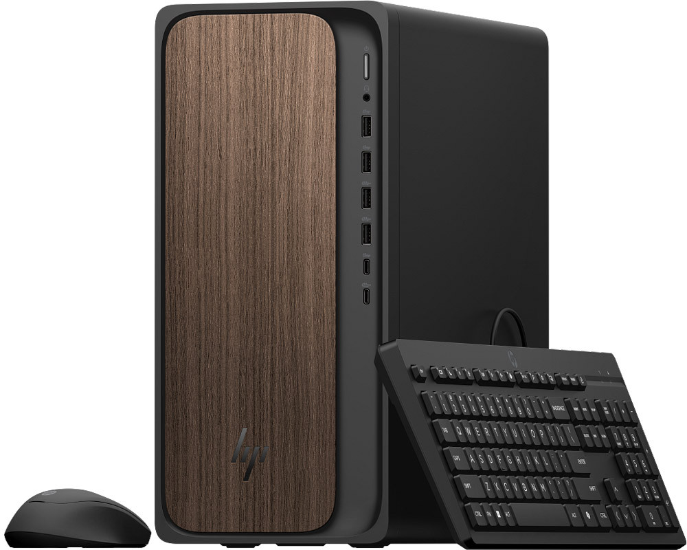 ПК HP OmniDesk TWR M03-0000ua U5 225/16GB/512GB SSD/WiFi/K&M/DOS/Dark Wood Винница - изображение 6