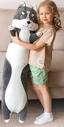 Игрушка обнимашка Хаскі-обнімусь іграшка М'яка подушка-обіймашка. Харків