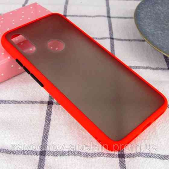 Xiaomi Redmi Note 7 Чехол матовый Frame Case TPU+PC (красный) Одесса