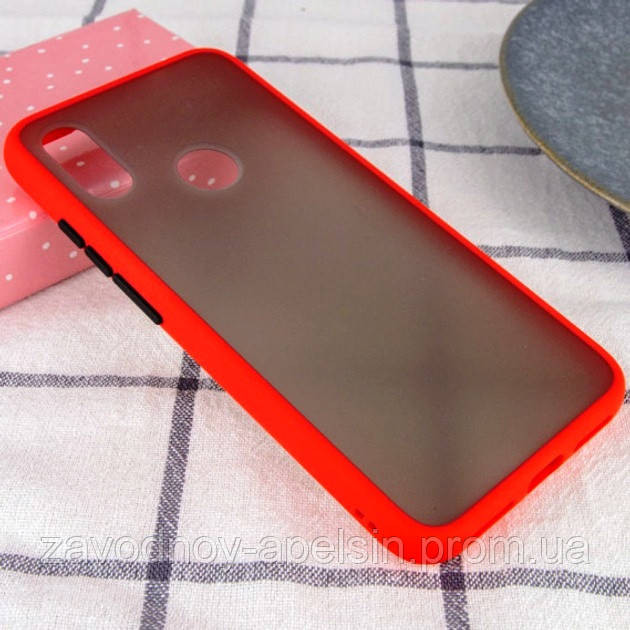 Xiaomi Redmi Note 7 Чехол матовый Frame Case TPU+PC (красный) Одесса - изображение 1