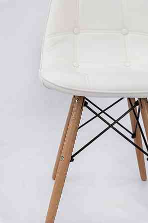 Стілець ДЖАСТІН, шкірзам білий Київ