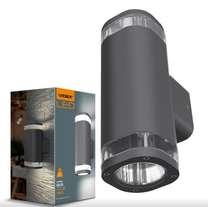 LED Світильник архітектурний VL-AR072G GU10*2 220V IP54 Videx Житомир - изображение 1