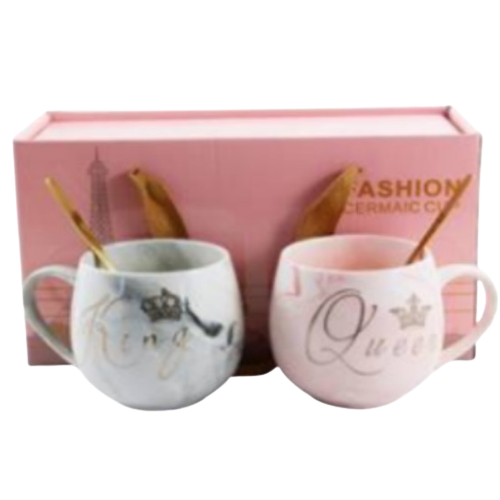 Набір чашок 2 предмети 350мл (подарункова уп) порцеляна 206 Interos Житомир - фото 1