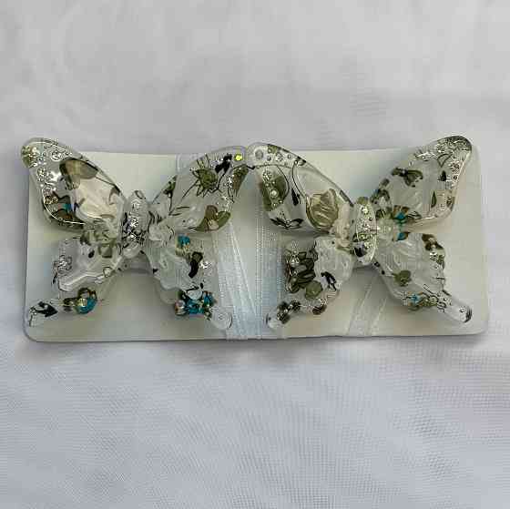 Магніти для штор і гардин Метелик Люсі набір 2 шт Хакі (81-171) Київ