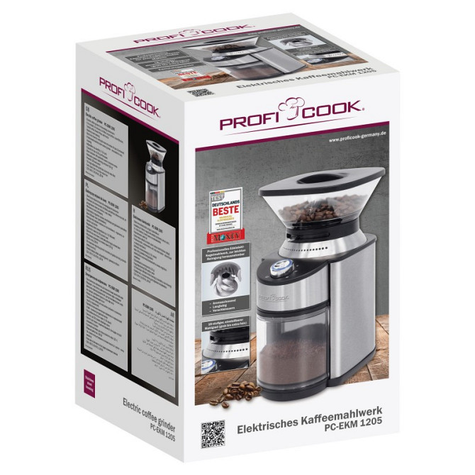 Электрическая кофемолка 16 ступеней регулировки помола Profi Cook PC-EKM (1205) Нововолынск - изображение 7