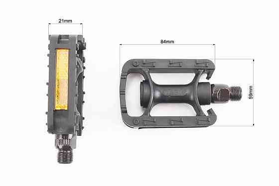 Педалі CHILD 9/16" (95x59x21mm) пластикові, чорні WP-128 Київ