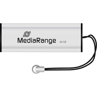 USB флеш накопитель Mediarange 64GB Black/Silver USB 3.0 (MR917) Винница - изображение 1