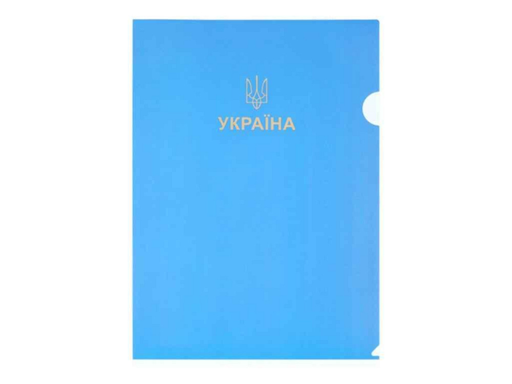 Папка-куточок A4 блакитний UKRAINE BM.3971-14 ТМ BUROMAX Київ - фото 1