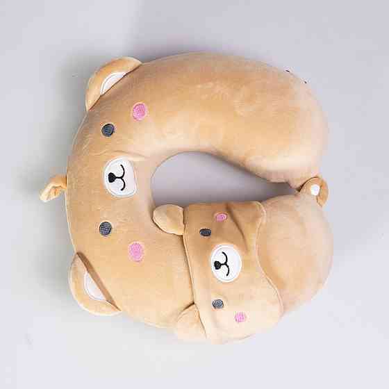 Дорожный набор Bear: подушка для шеи и маска для сна Киев