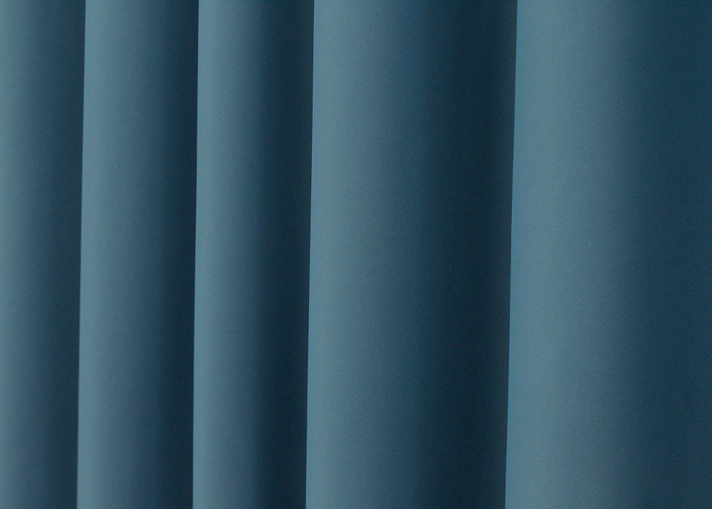 Комплект готовых штор VR-Textil Блэкаут Midnight № 1675ш Синий 150х290 см 2 шт (33-0564) Киев - изображение 7