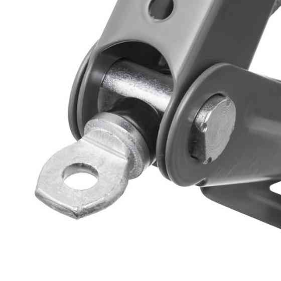 Домкрат механічний INTERTOOL GT0183, 1,5 т, з тріскачкою, гумовий упор, 90-370 мм, з висотою підйому до 370 мм Львів