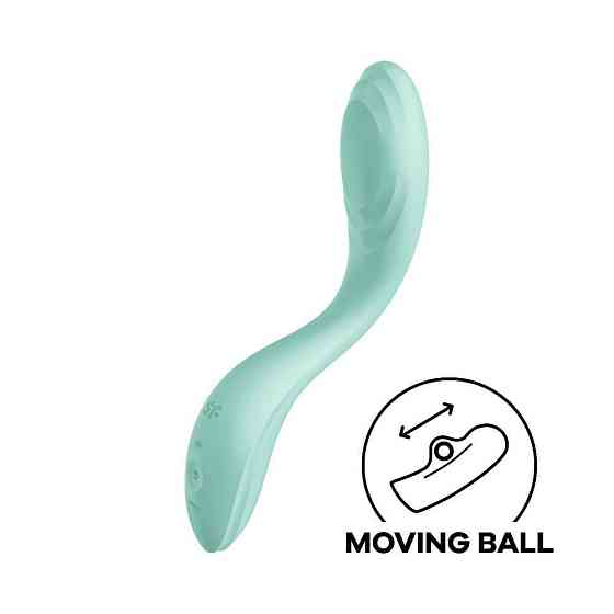 Вибратор с подвижным шариком Satisfyer Rrrolling Pleasure для точечной стимуляции точки G, мятный Sex Aura Киев
