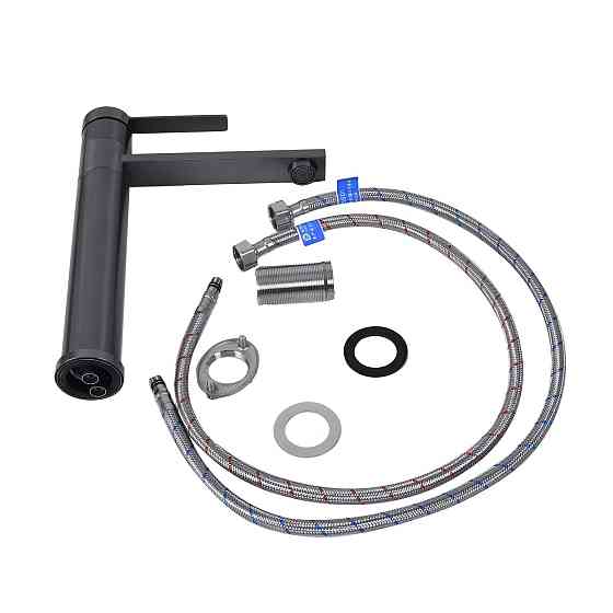 PLATINUM Змішувач під умивальник Platinum Handmade 419001 PVD чорний Киев