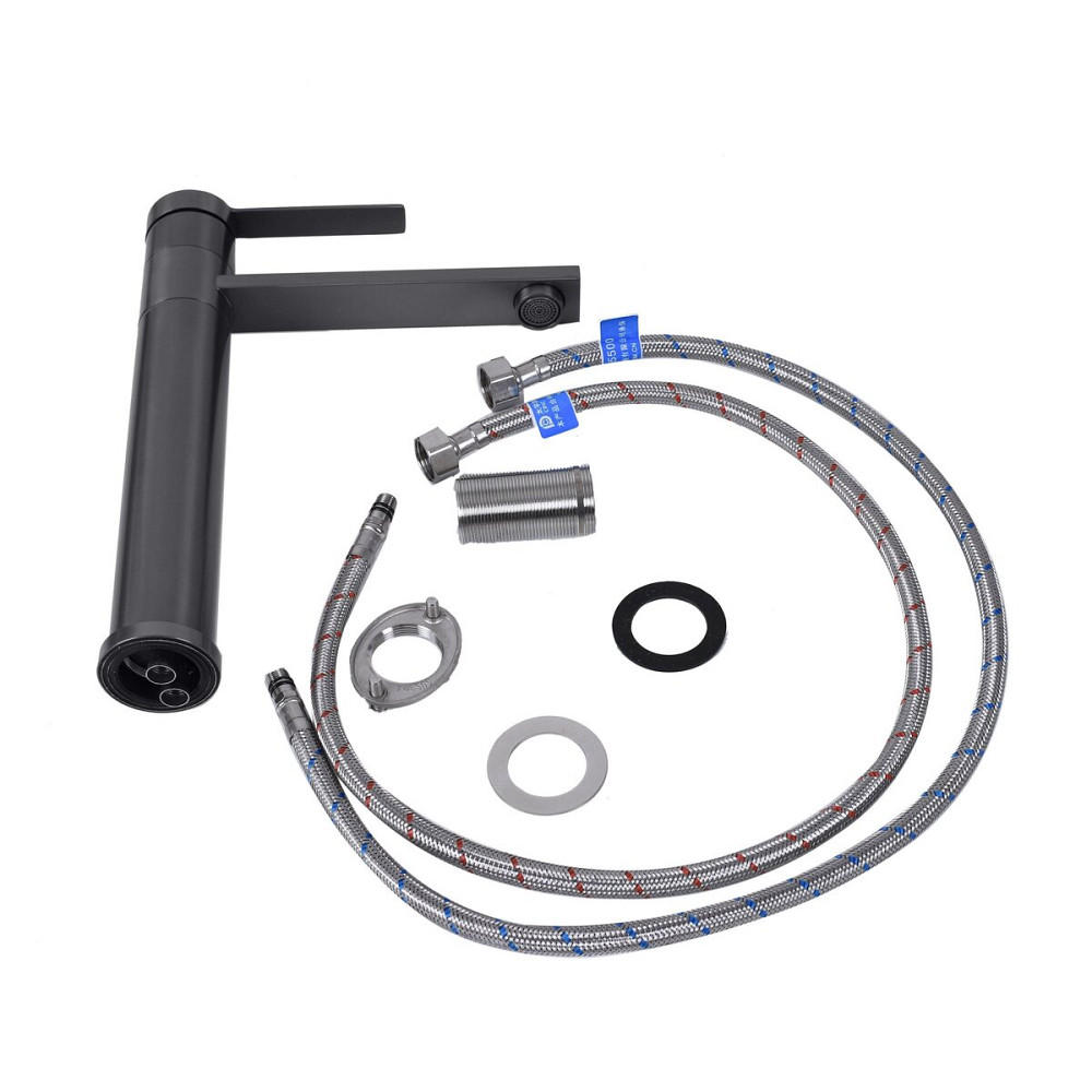 PLATINUM Змішувач під умивальник Platinum Handmade 419001 PVD чорний Киев - изображение 2