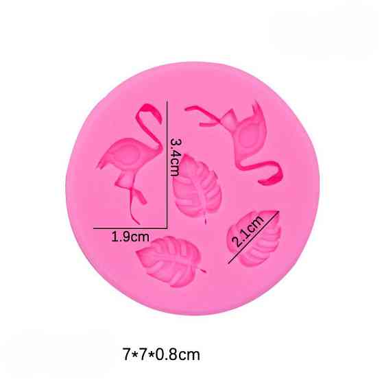 Молд кондитерский Фламинго 70 мм розовый Киев