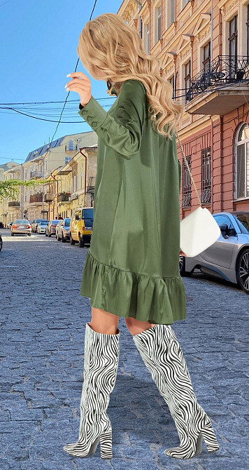 Шелковое платье рубашка Киев - изображение 4