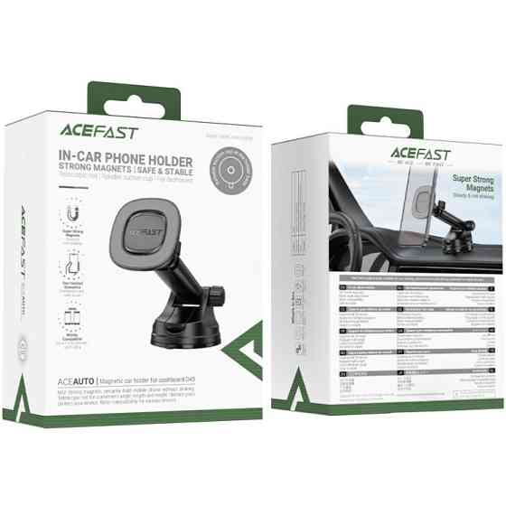 Автомобільне кріплення для смартфона D45 magnetic Acefast Винница