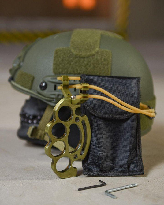 Рогатка металева спортивна з ручкою кастет HeyTec ТР6416 Одеса - фото 9