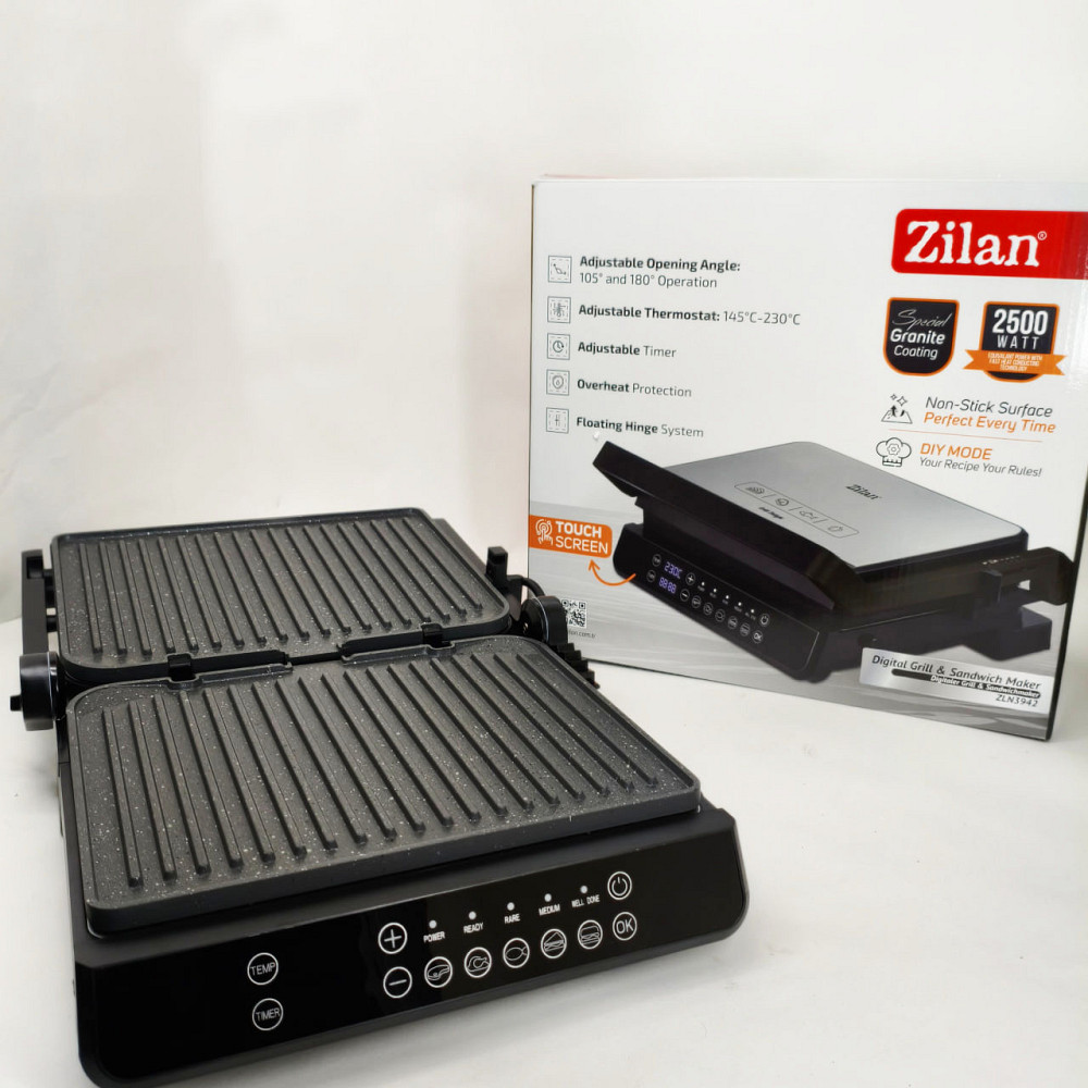 Притискний гриль для булочок і сендвічів, Притискний домашній гриль Якісний LZ-52 Львів - фото 8